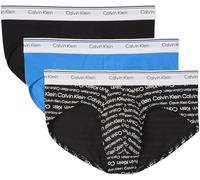Calvin Klein Men’s 3 Pack Balance Low Rise Trunks, Multicolor (Faded Denim/Bold Track Logo/Shorel), M