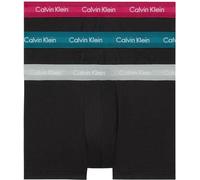 Calvin Klein Men’s 3 Pack Low Rise Trunks, Black (B- Gry Htr, Chesapeake Bay, Jwl Wbs), S