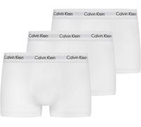 Calvin Klein Men’s 3 Pack Low Rise Trunks, White (White), S