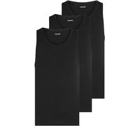 Calvin Klein Men’s 3 Pack Round Neck Tank Tops, Black (Black, Black, Black), 4XL