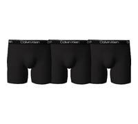 Calvin Klein Men’s 3 Pack Stretch Boxer Briefs, Black (Black), M