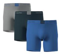Calvin Klein Men’s 3 Pack Stretch Boxer Briefs, Multi (Greatest Grey/Ponderosa Pine/Iris B), XS