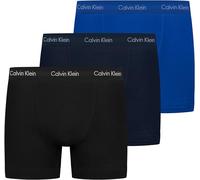 Calvin Klein Men’s 3 Pack Trunks, Multicolour (C-Black/Blu/Blu), L