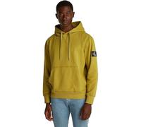 Calvin Klein Men’s Badge Hoodie, Green (Willow), XXS