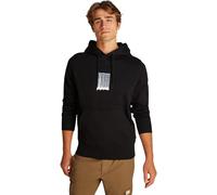 Calvin Klein Men’s Brush Stroke Graphic Cotton Hoodie, Black (Ck Black), XXL