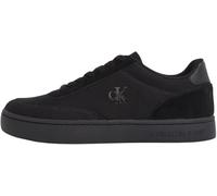 Calvin Klein Men’s Classic Canvas Low Top Cupsole Trainers, Black (Triple Black), 6