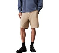 Calvin Klein Men’s Classic Cotton Knee Length Chino Shorts, Beige (White Pepper), 34W