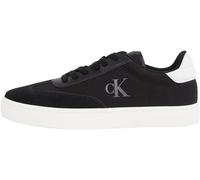Calvin Klein Men’s Classic Mix Low Top Cupsole Trainers, Black (Black/Bright White), 6