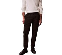Calvin Klein Men’s Comfort Cotton Skinny Fit Cargo Trousers, Black (Black), XL