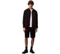 Calvin Klein Men’s Cotton Pull-on Knee Length Cargo Shorts, Black (Black), S