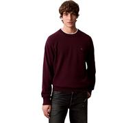 Calvin Klein Men's EU LS Cotton Relaxed CREWNK SWEA LV04RC309G Sweaters, Purple (Passion Plum), M