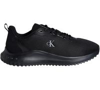 Calvin Klein Men’s EVA Mix Mesh Runner Trainers with Logo, Black (Triple Black), 8