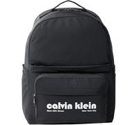 Calvin Klein Men’s Graphic Multi Backpack with Logo, Black (Black), One Size