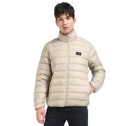 Calvin Klein Men’s Lightweight Down Quilted Jacket, Grey (Rock Ridge), XL