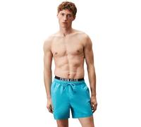 Calvin Klein Men’s Medium Drawstring Swim Shorts, Blue (Bash Blue), S