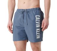 Calvin Klein Men’s Medium Drawstring Swim Shorts, Blue (Grisaille), 5XL