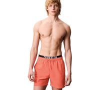 Calvin Klein Men’s Medium Drawstring Swim Shorts, Orange (Dazzling Coral), S