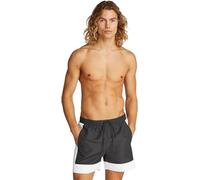 Calvin Klein Men’s Medium Drawstring Swim Shorts with Logo, White (Brilliant White), M