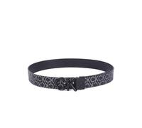 Calvin Klein Men’s Metal Mono Reversible Belt, Black (Ck Black Smooth/Classic Mono), 33,5 inches