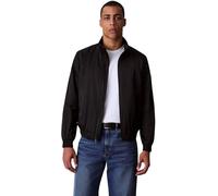 Calvin Klein Men’s Padded Harrington Jacket with Stand Collar, Black (Black), S