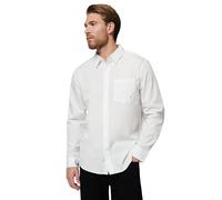 Calvin Klein Men’s Poplin Classic Cotton Long Sleeve Top, White (Brilliant White), M