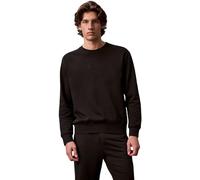 Calvin Klein Men’s Round Neck Sweatshirt, Black (Black), L