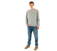 Calvin Klein Men’s Round Neck Terry Badge Sweatshirt, Grey (Formal Gray), S
