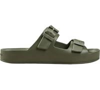 Calvin Klein Men’s Sandals Ergon EVA with Buckles, Green (Deep Lichen Green), 6