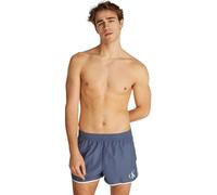 Calvin Klein Men’s Short Runner Swim Shorts with Elasticated Waistband, Blue (Grisaille), L