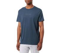 Calvin Klein Men’s Short Sleeve Crew Neck T-Shirt, Blue (Ink), M