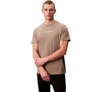 Calvin Klein Men’s Short Sleeve Crew Neck T-Shirt, Brown (Captivating Gray), M