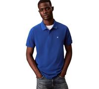 Calvin Klein Men's SS Monogram Pique Polo LV040EM269 S/S Polo, Blue (Chase Blue), L