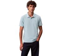 Calvin Klein Men’s Short Sleeve Monogram Pique Cotton Polo Shirt