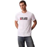 Calvin Klein Jeans Lv04rd814g Short Sleeve T-shirt White S Man