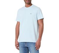 Calvin Klein Men’s Short Sleeve Round Neck Classic Monogram T-Shirt, Blue (Airy Blue), M