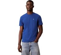 Calvin Klein Men’s Short Sleeve Round Neck Classic Monogram T-Shirt, Pink (Chase Blue), XS
