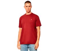 Calvin Klein Men’s Short Sleeve Round Neck Classic Monogram T-Shirt, (Red Pear), XL