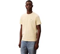 Calvin Klein Men’s Short Sleeve Round Neck Classic Monogram T-Shirt, Turquoise (Lime Spritz), XS