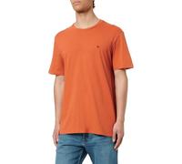 Calvin Klein Men’s Short Sleeve Round Neck Smooth Solid T-Shirt, Orange (Mecca Orange), XXL