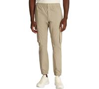 Calvin Klein Men’s Skinny Fit Cargo Trousers, Beige (Stone Gray), 33W
