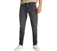 Calvin Klein Men’s Slim Taper Jeans with Stretch, Black (Denim Black), 32W/32L