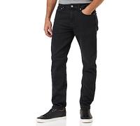 Calvin Klein Men’s Slim Tapered Fit Jeans, Black (Denim Black), 33W/34L