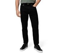 Calvin Klein Men’s Slim Tapered Fit Jeans, Black (Denim Black), 40W/32L