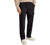 Calvin Klein Men’s Straight Leg Regular Fit Long Cargo Trousers, Black (Ck Black), 31W/32L