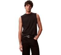 Calvin Klein Men’s Tank Top Badge Muscle in Cotton, Black (Black), L