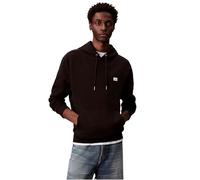 Calvin Klein Men’s Terry Badge Hoodie, Black (Black), S