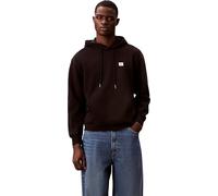 Calvin Klein Men’s Terry Badge Hoodie, Black (Black), XXL