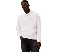 Calvin Klein Men’s Terry Badge Hoodie, White (Bright White), S