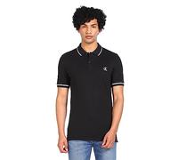 Calvin Klein Men’s Tipping Slim Fit Short Sleeve Polo Shirt with Stretch