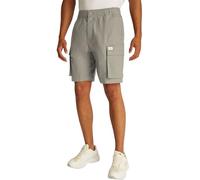 Calvin Klein Men’s Washed Cargo Shorts with Elasticated Waistband, Beige (Laurel Oak), 30W